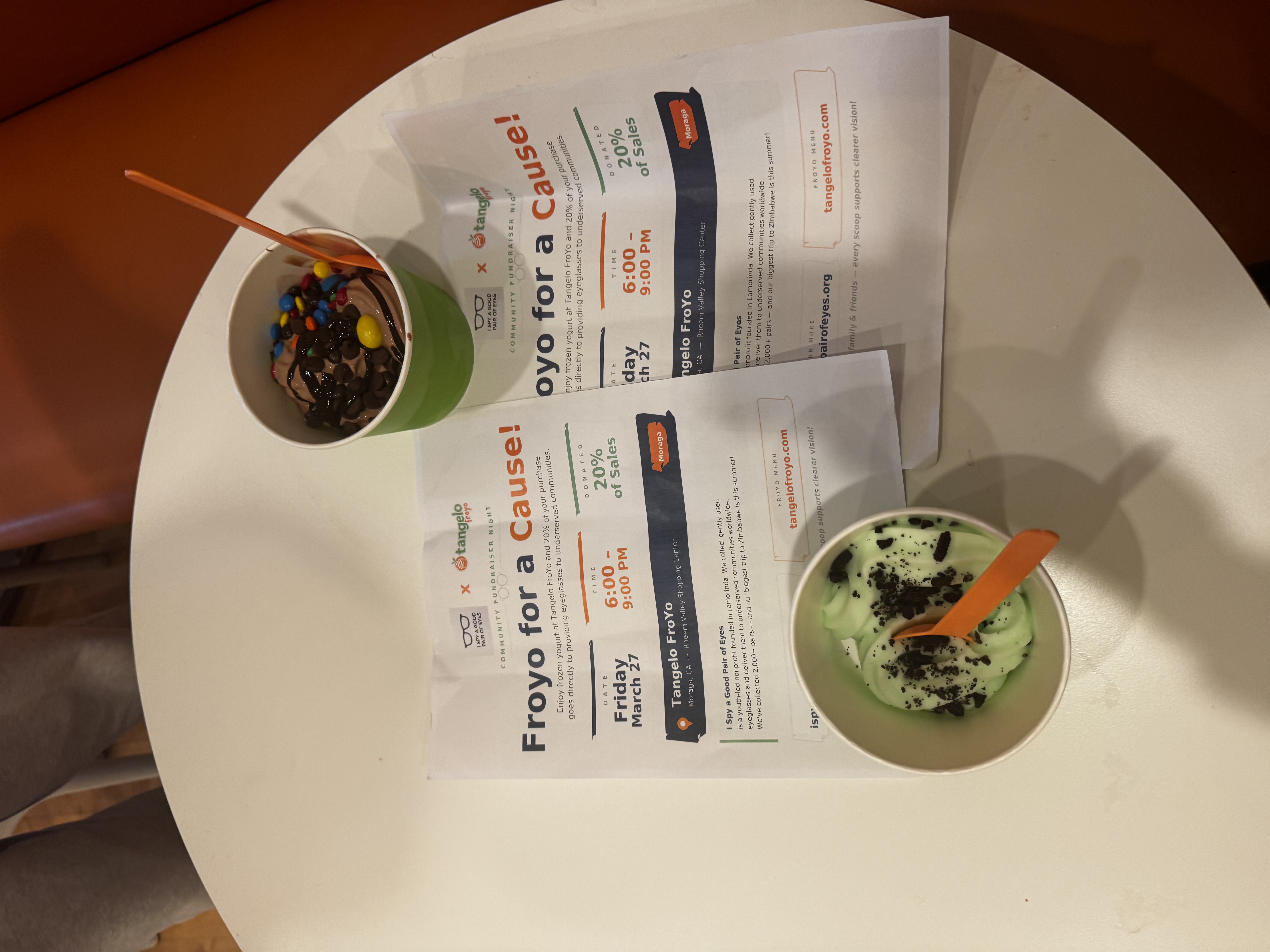 Tangelo FroYo fundraiser event photo 2