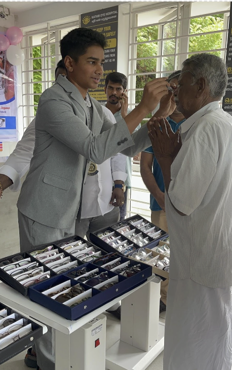 Distributing glasses in Tiruchengode