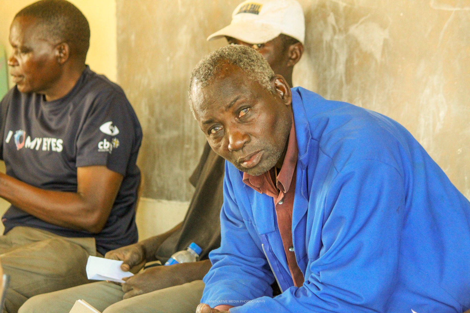 Community waiting in Zimbabwe